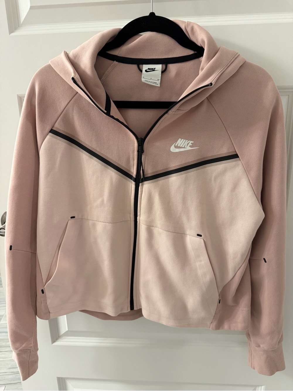 Nike Tech Fleece Full Zip Windrunner Hoodie Small Pink EUC